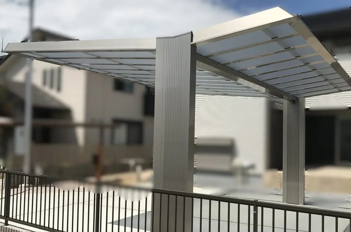 竜王町 カーポート2台用施工事例