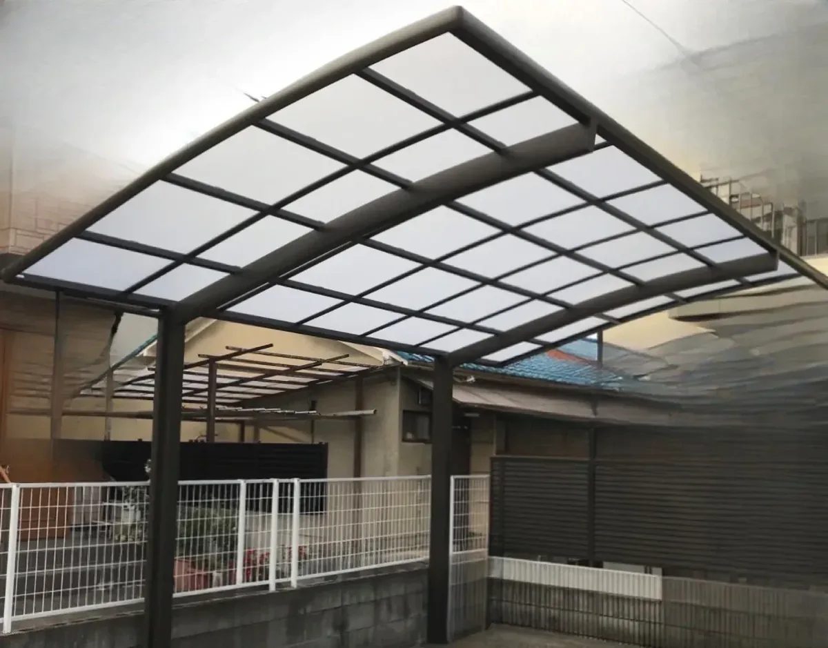 豊郷町 カーポート2台用施工事例