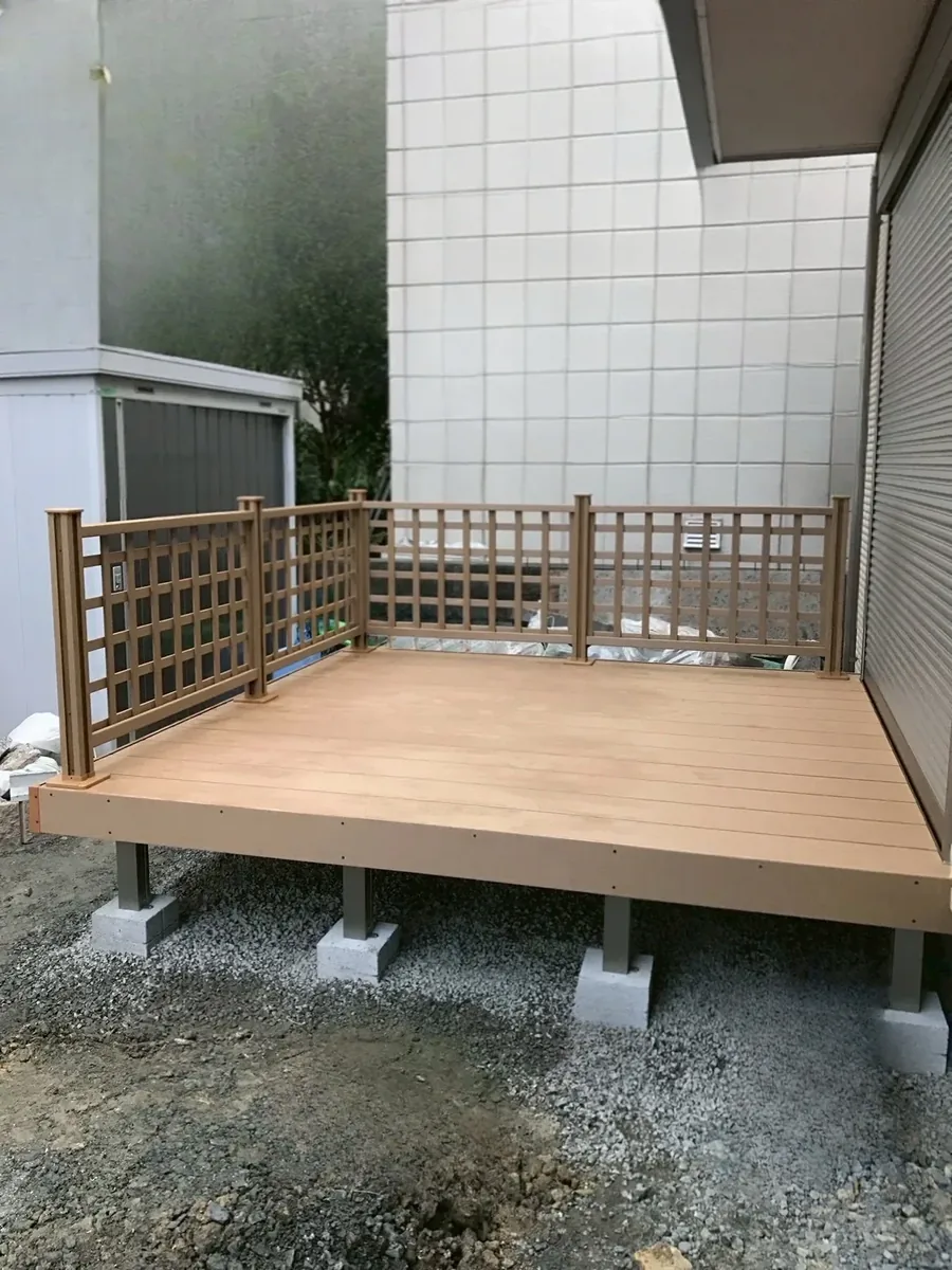多賀町 G 様邸・ウッドデッキ施工事例