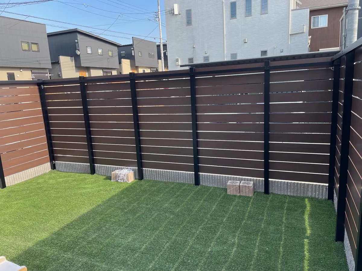 京田辺市 F 様邸・フェンス施工事例