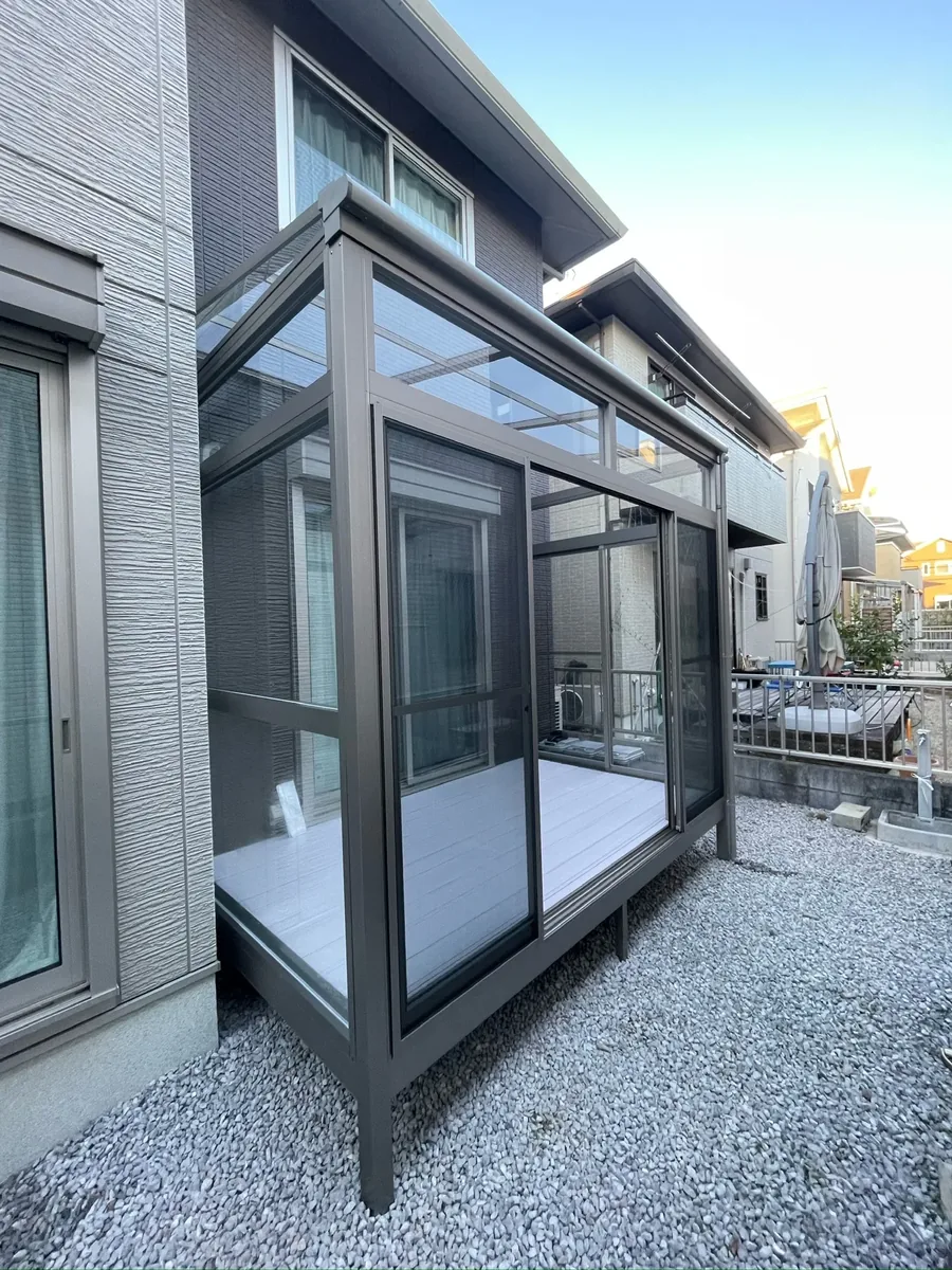 草津市 X 様邸・サンルーム施工事例