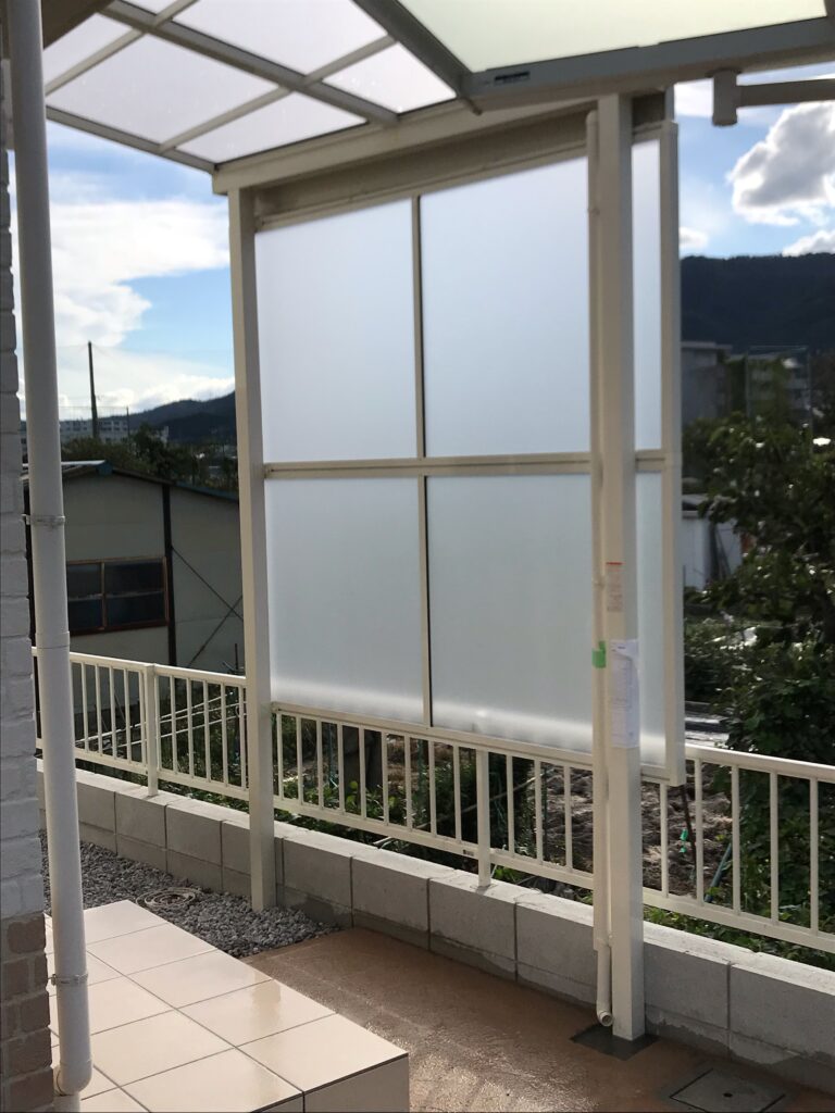 滋賀・彦根市で加工したテラス